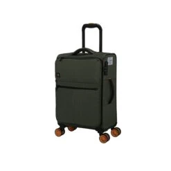 IT Luggage Lykke - 3pc Set (Rifle Green) -IT Luggage Shop 32607 HK12 2644E08RiflegreenSSFrontpanel18 645fa8b7 acc3 444b bd62 fcf72cfb5f31