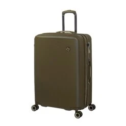 Rapidity - 3pc Set (Dark Olive) -IT Luggage Shop 32798 UK16 2911 08DarkoliveSSFrontpanel25in medium