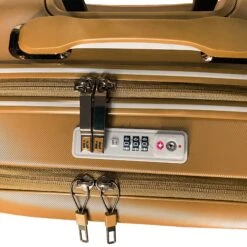 Rapidity - Cabin (Cuban Gold) -IT Luggage Shop 32798 UK16 2911 08cuban gold TSA open close2