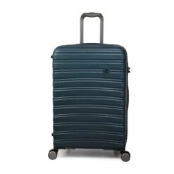 IT Luggage Fusional - 4pc Set (Mediterranean Green) -IT Luggage Shop 32987A UK16 2920 08MediterraneagreenS730SSFrontpaneldirectly25in