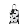 IT Luggage Indulging - Cabin (Moo Cow Print) -IT Luggage Shop 33198 UK16 3039A08Moocowblack whiterepeatprintSSFrontpaneldirectly18.5in e5556dfa c58b 4584 8f20 d614e9c46889