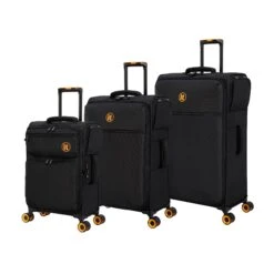 Simultaneous - Cabin (Black) -IT Luggage Shop 33202 UK12 2900 08BlackSSFrontpanel 363aa4ee 2f80 407e 82a0 090e257403e3