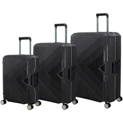 IT Luggage Tenacious - Medium (Black) 23 IT Luggage Tenacious - Medium (Black) -IT Luggage Shop 34237 UK Tenacious 15 3227 08 Black SS Front panel 1