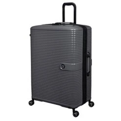 IT Luggage Helixian - 3pc Set (Charcoal) -IT Luggage Shop 61334 US16 2842 08CharcoalgreyS022SSFrontpanel29in