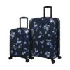 IT Luggage Sheen - 2pc Set (Pansies Floral Blue Depths) 23 IT Luggage Sheen - 2pc Set (Pansies Floral Blue Depths) -IT Luggage Shop 61665 US16 2269C08PansiesfloralbluedepthsP723SSFrontpanel
