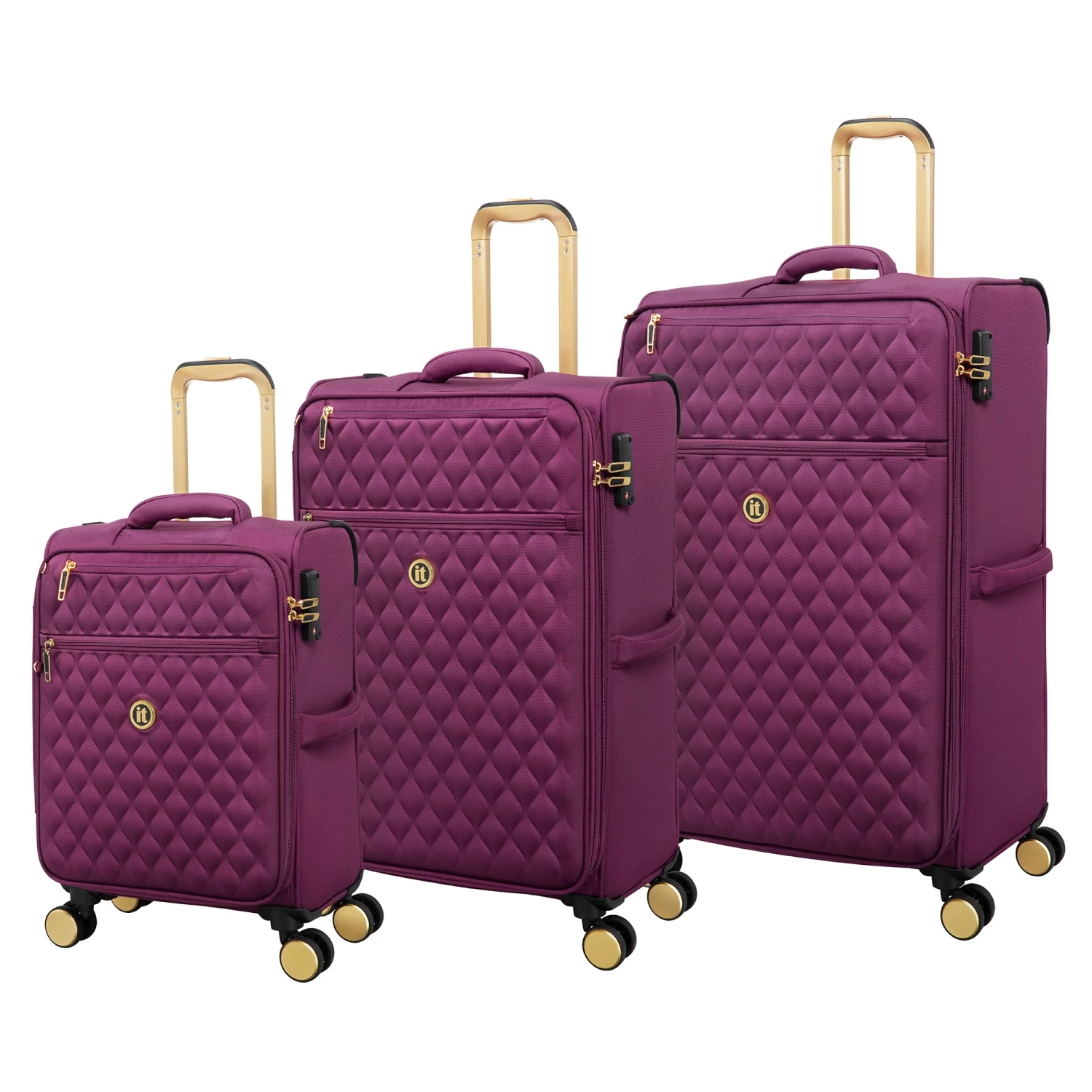 IT Luggage Glimmering - 3pc Set (Amaranth) 16 IT Luggage Glimmering - 3pc Set (Amaranth) - Image 16